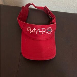Red PLAYERO surf 🏄 Visor Cap